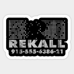 Rekall Sticker